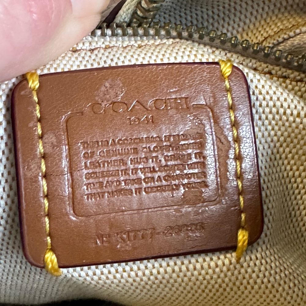 Coach Rogue 17 Bag 1941 With Floral Bow Print Light Green‎ Pink Mini Crossbody - Picture 12 of 15